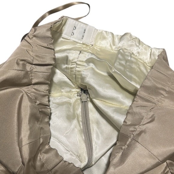 J CREW NWT Elegant Strapless A-Line Midi Dress San Color 100% Silk Size 8 - Picture 10 of 10